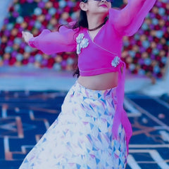 New Designer Heavy Organja Silk Lehengaa -Choli OC-158