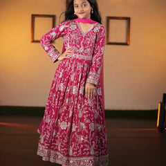 Launching New Collection Beautifull Kids Gownn Set OC-206