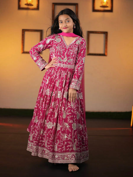 Launching New Collection Beautifull Kids Gownn Set OC-206