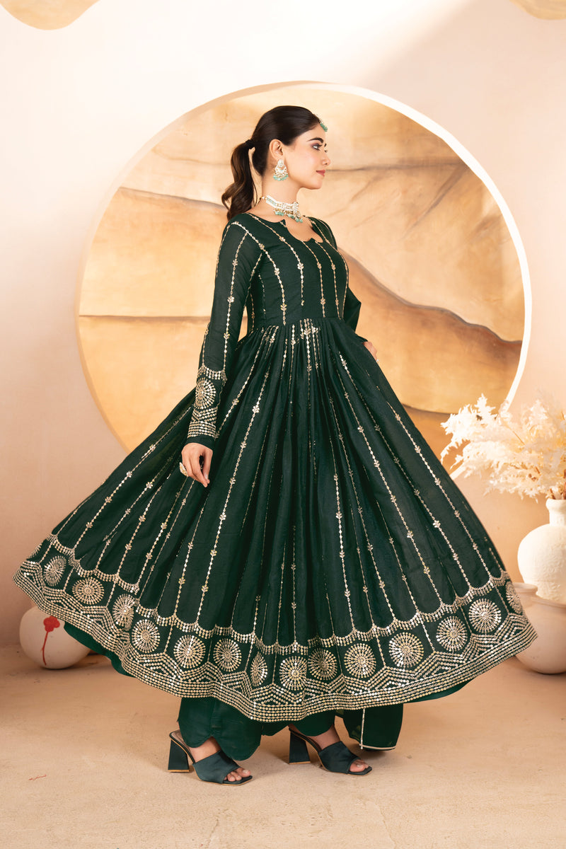 Gauri's New Trendy Anarkali Suit Set