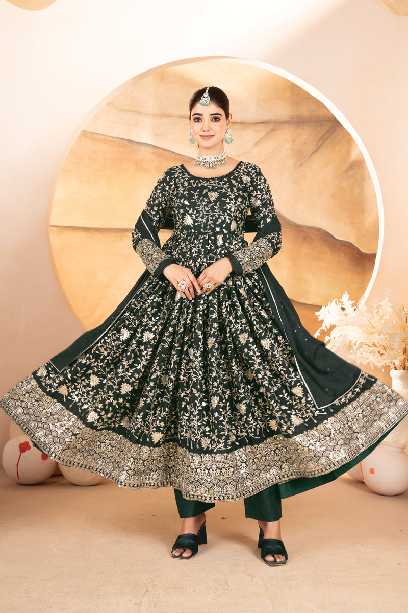 Ellie's Party Wear Anarkali Suit Set