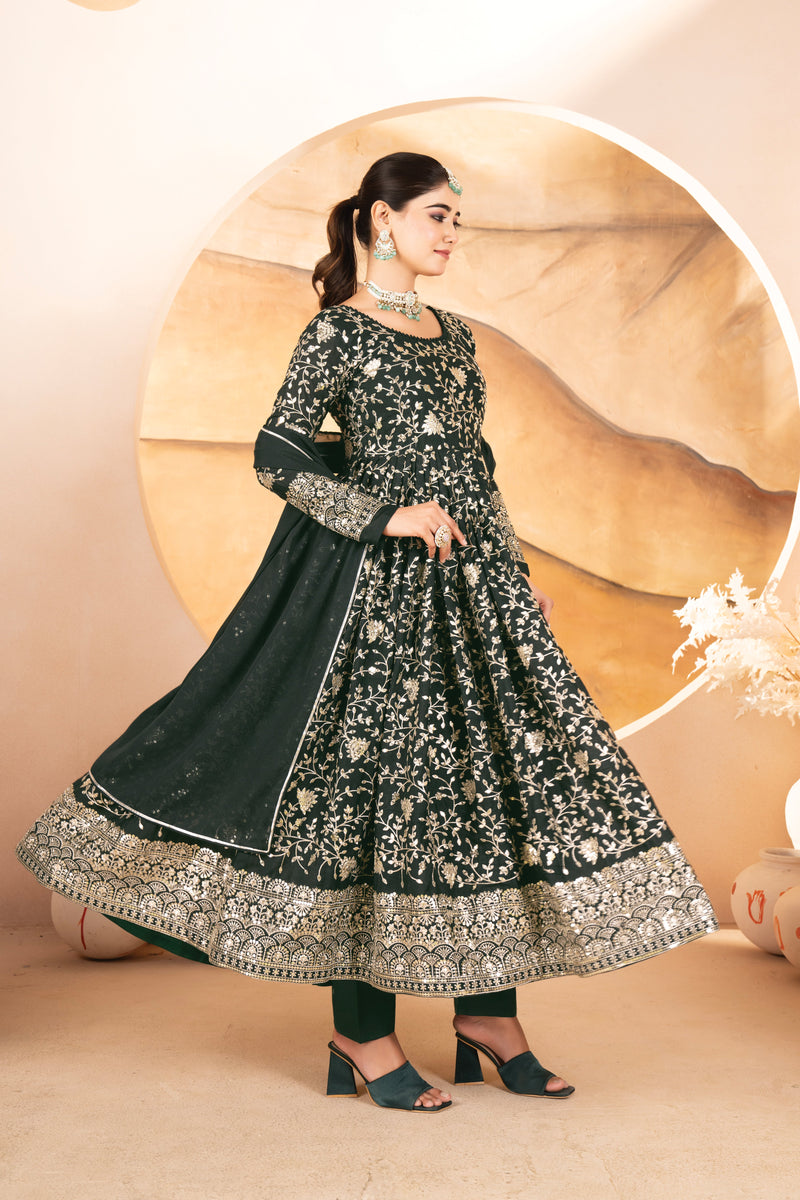 Ellie's Party Wear Anarkali Suit Set