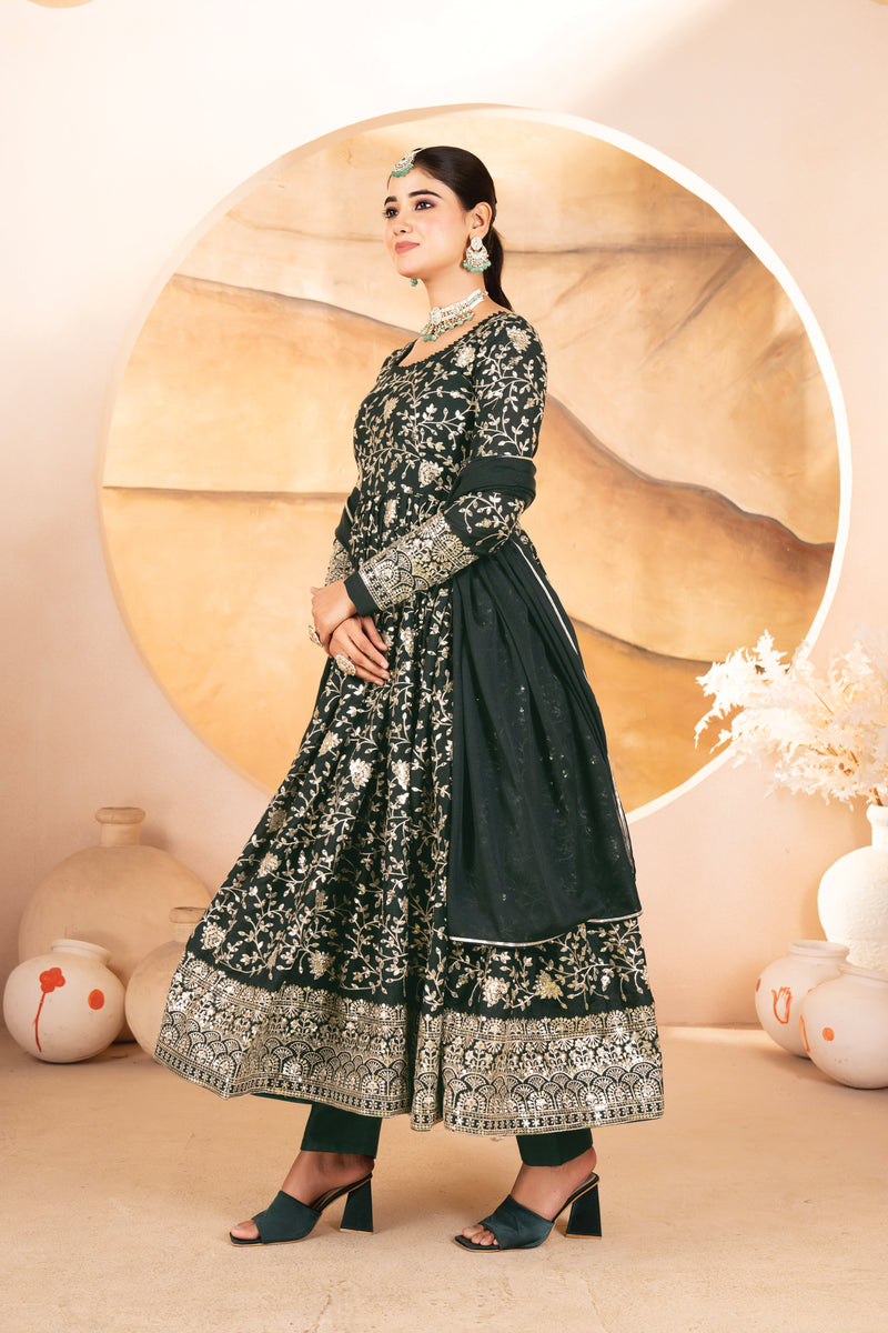 Ellie's Party Wear Anarkali Suit Set