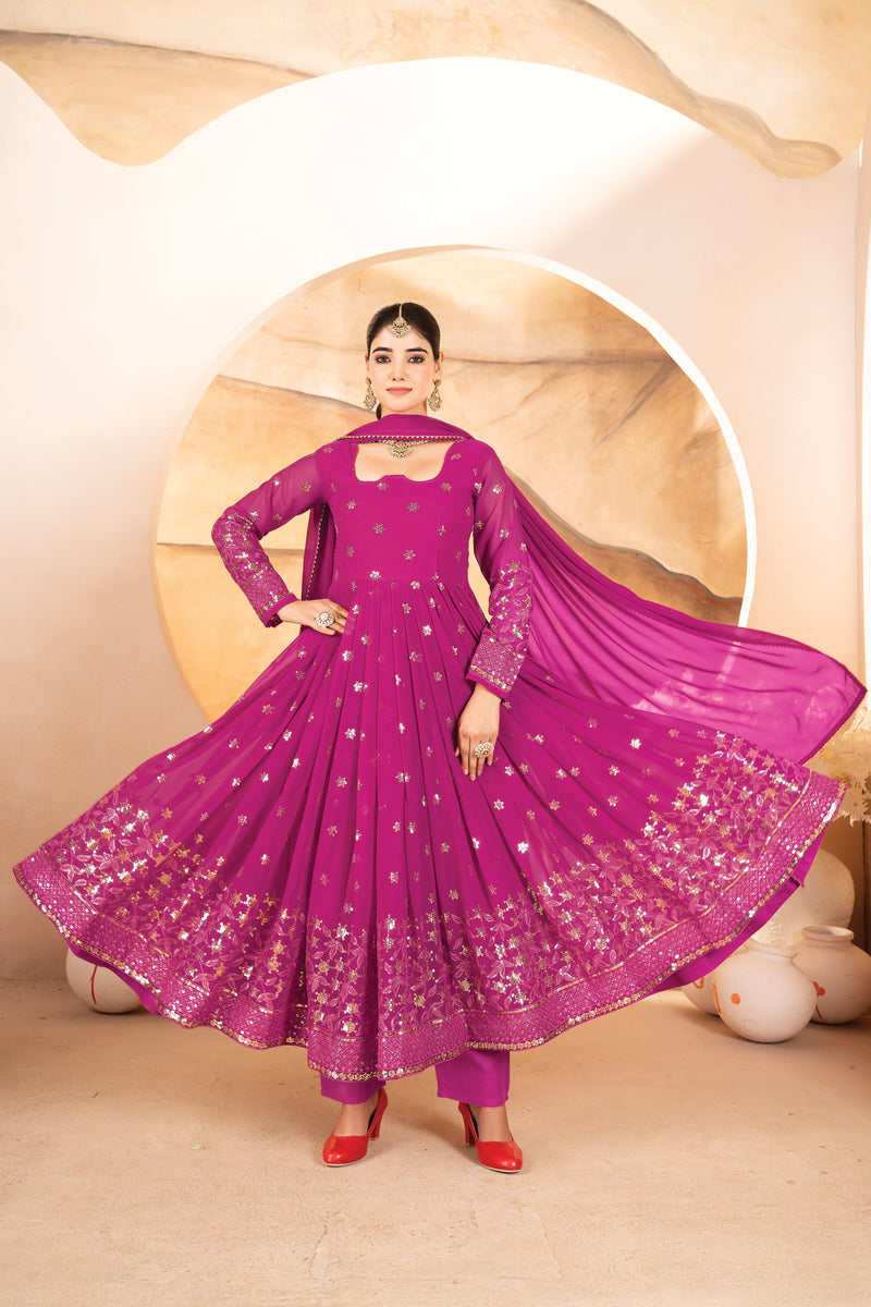 Josie's Trendy Anarkali Suit Set