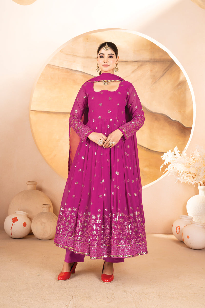 Josie's Trendy Anarkali Suit Set