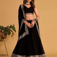 Kalavati's Black Lehenga Choli