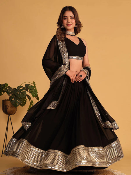 Kalavati's Black Lehenga Choli