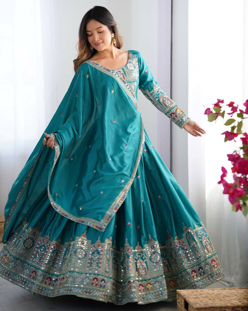 warya's Premium Quality Heavy Traditional Rama Lehenga Choli