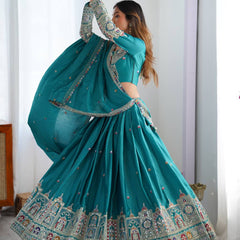 warya's Premium Quality Heavy Traditional Rama Lehenga Choli