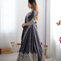 warya's Premium Quality Heavy Traditional Lehenga Choli Black