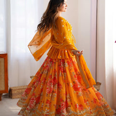 Awarya's Premium Quality Heavy Traditional Koti Lehenga Choli