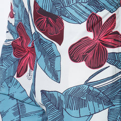 Voguish Blue Printed Palazzo Cord Set