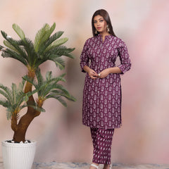 Women Pure Rayon Kurta Palazzo Set