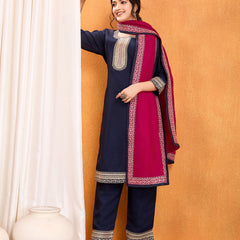 Multi Sequence with cording Work Kurti Set