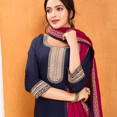 Multi Sequence with cording Work Kurti Set