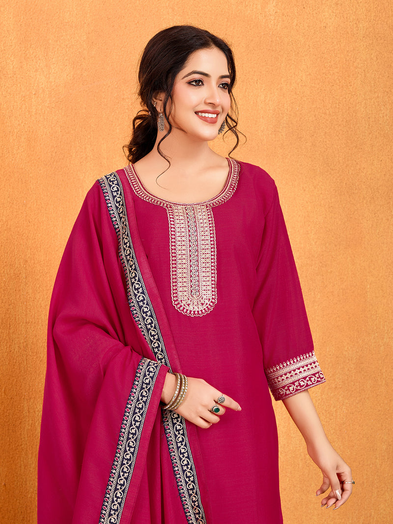 Multi Sequence with cording Work Kurti Set