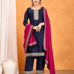 Multi Sequence with cording Work Kurti Set