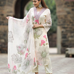 Georgette Kurta and Pant & Dupatta Set – by QueenVastra