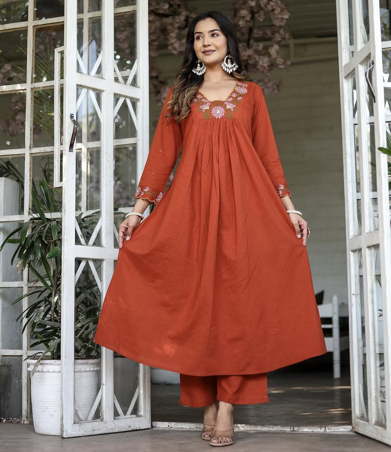 Anarkali Ensemble – Grace in Every Thread– by QueenVastra