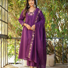 Anarkali Ensemble – Grace in Every Thread– by QueenVastra