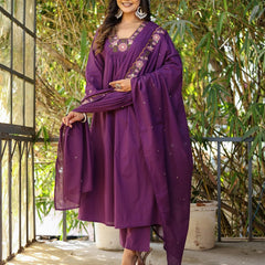 Anarkali Ensemble – Grace in Every Thread– by QueenVastra