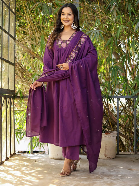 Anarkali Ensemble – Grace in Every Thread– by QueenVastra