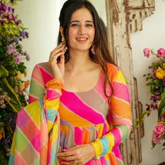 Navrangi's Leheriya Suit Set