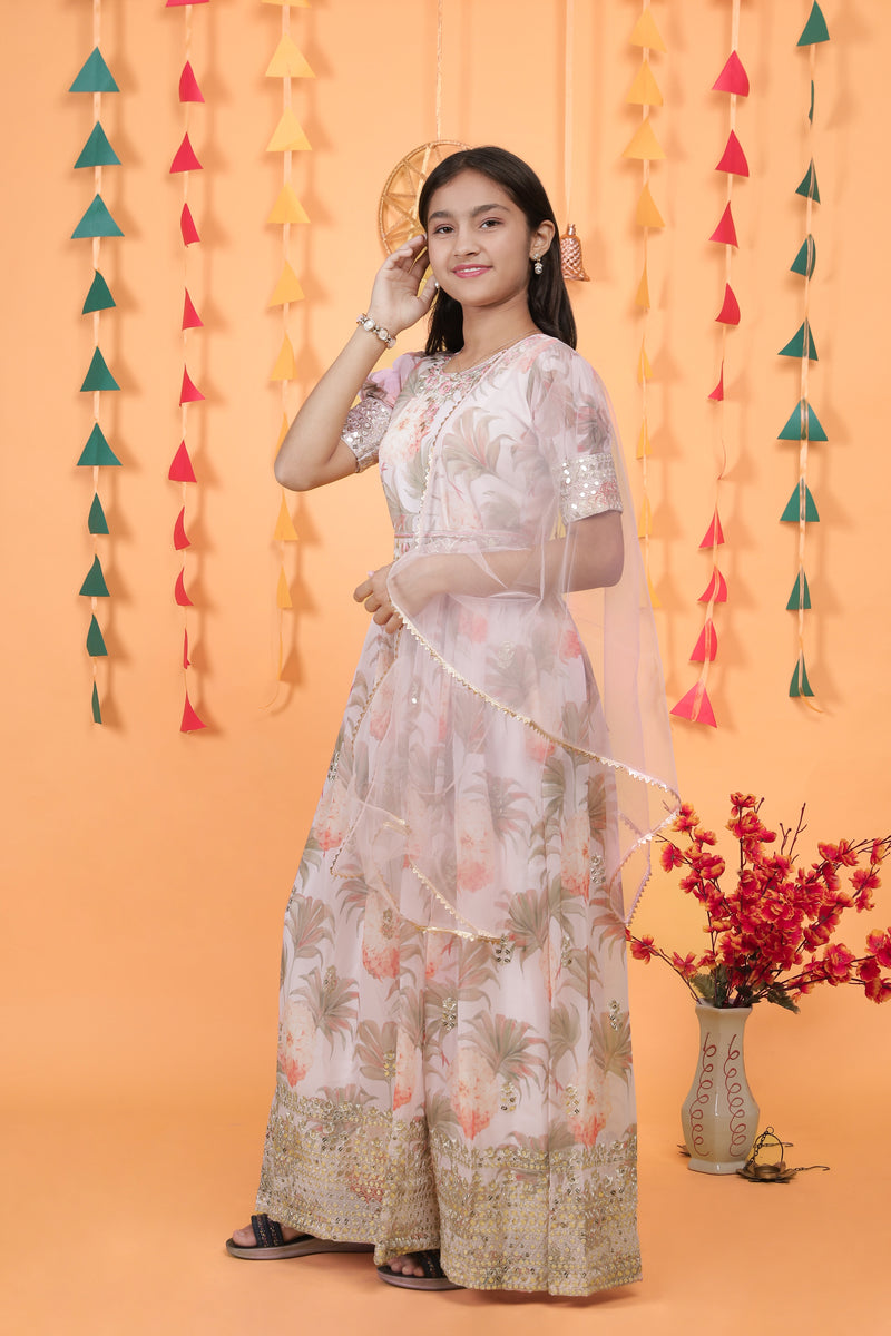 New Designer Heavy Fox Georgettee Gownn OC-152 Cream