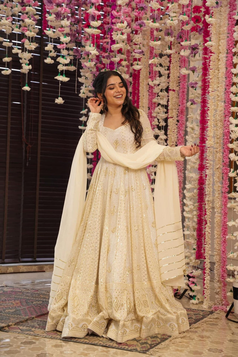 Madhvi Heavy Embroidered Maxi Set