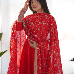 SHARON ANARKALI DUPATTA SET