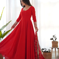 SHARON ANARKALI DUPATTA SET