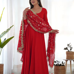 SHARON ANARKALI DUPATTA SET