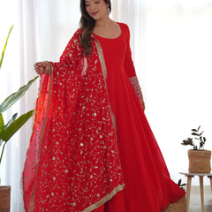 SHARON ANARKALI DUPATTA SET