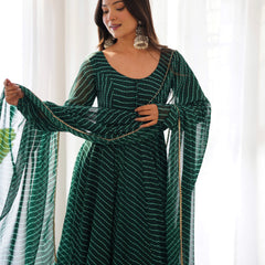 PURE SOFT FOX GEORGETTE LAHERIYA PRINT DKB-264