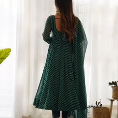 PURE SOFT FOX GEORGETTE LAHERIYA PRINT DKB-264