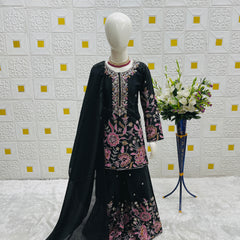 TRENDING TOP WITH SHARARA AND DUPATTA SET READY TO WEAR COLLECTION OC-212