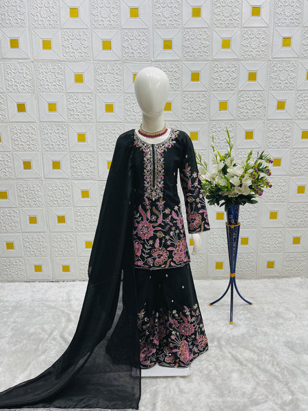 TRENDING TOP WITH SHARARA AND DUPATTA SET READY TO WEAR COLLECTION OC-212