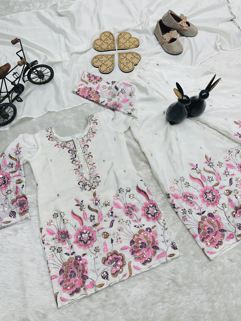 TRENDING TOP WITH SHARARA AND DUPATTA SET READY TO WEAR COLLECTION OC-212