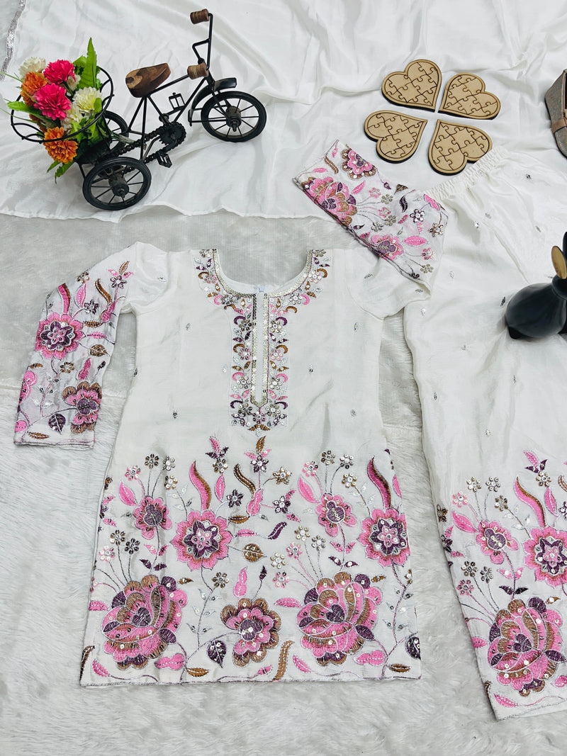 TRENDING TOP WITH SHARARA AND DUPATTA SET READY TO WEAR COLLECTION OC-212