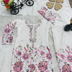 TRENDING TOP WITH SHARARA AND DUPATTA SET READY TO WEAR COLLECTION OC-212