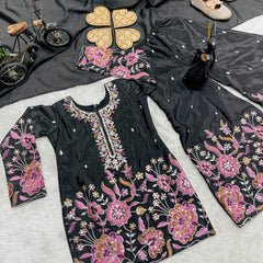 TRENDING TOP WITH SHARARA AND DUPATTA SET READY TO WEAR COLLECTION OC-212