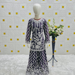 DESIGNER WEAR TOP WITH SHARARA AND DUPATTA SET READY TO WEAR COLLECTION OC-216