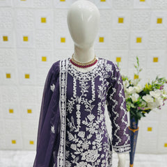 DESIGNER WEAR TOP WITH SHARARA AND DUPATTA SET READY TO WEAR COLLECTION OC-216