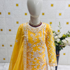 DESIGNER WEAR TOP WITH SHARARA AND DUPATTA SET READY TO WEAR COLLECTION OC-216