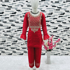 New Designer Heavy Fox Georgettee Embroidery Work Top And Bottomm OC-162