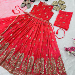 New Designer Heavy Fox Georgette Embroidered Siqunce Work Gownn OC-164