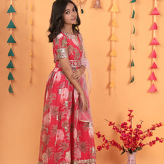 New Designer Heavy Fox Georgette Gownn OC-152 Red