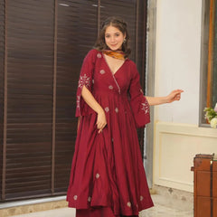 Devine Pure Cotton Anarkali Suit Set