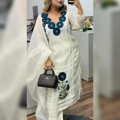 Kurti Pant and Dupatta Set