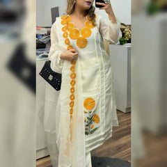 Kurti Pant and Dupatta Set